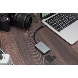 Digitus USB-C Card Reader, 2 Port, High Speed