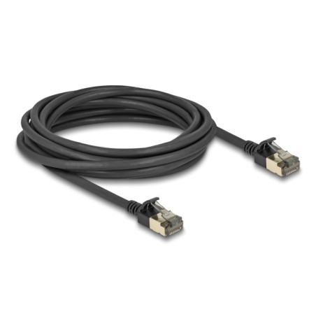 DeLOCK Cavo di rete RJ45 Cat.8.1 F FTP Slim Pro 5 m nero