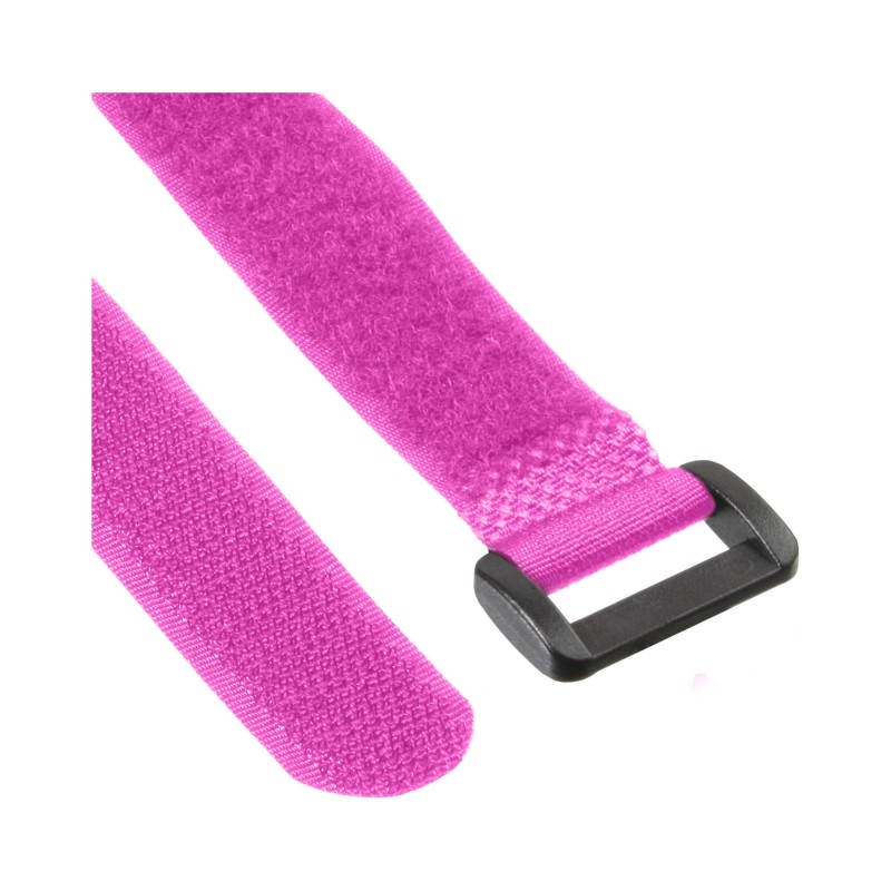 InLine Cable Strips hook-and-loop 20 x 200mm 10 pz. rosa