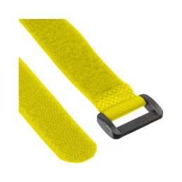 InLine Cable Strips hook-and-loop 20 x 300mm 10 pz. giallo