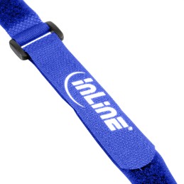 InLine Cable Strips hook-and-loop 20 x 400mm 10 pz. blu