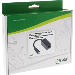 InLine Cavo adattatore di rete USB 3.2, rete Gigabit, USB-C