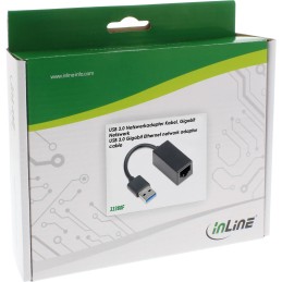 InLine Cavo adattatore di rete USB 3.2, rete Gigabit, USB-A