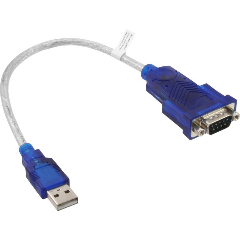 InLine Adattatore USB A   Seriale RS232 Sub-D 9pin maschio, cavo 0,2m