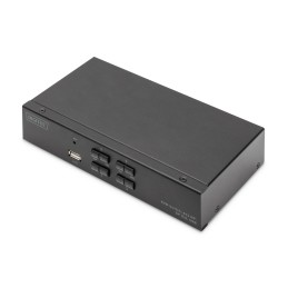 Digitus Switch KVM, 4x1 DP, DP Out, USB