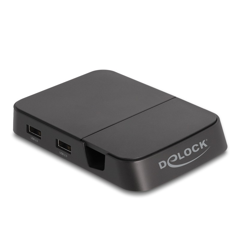 DeLOCK Docking station per smartphone 4K con supporto integrato - HDMI   USB   Hub   SD   Micro SD per Android o Windows