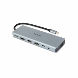 DICOTA D32065 hub di interfaccia USB 3.2 Gen 1 (3.1 Gen 1) Type-C Argento