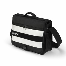 DICOTA P20471-16 borsa e tracolla Polietilene tereftalato riciclato (rPET), Poliuretano termoplastico (TPU) Nero, Bianco Unisex