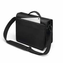 DICOTA P20471-16 borsa e tracolla Polietilene tereftalato riciclato (rPET), Poliuretano termoplastico (TPU) Nero, Bianco Unisex