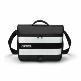 DICOTA P20471-16 borsa e tracolla Polietilene tereftalato riciclato (rPET), Poliuretano termoplastico (TPU) Nero, Bianco Unisex