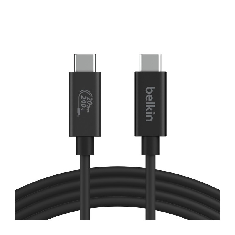 Belkin INZ004BT2MBK cavo USB USB4 Gen 2x2 2 m USB C Nero