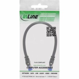 InLine Cavo patch armato, U FTP, Cat.6A, nero, 0,5m