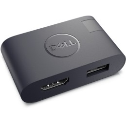 DELL DA20 USB tipo-C HDMI + USB Nero