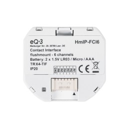 Homematic IP HmIP-FCI6 interruttore della luce Bianco