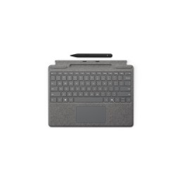 Microsoft Surface Pro Keyboard with Slim Pen for Business QWERTZ Tedesco Microsoft Cover port Platino