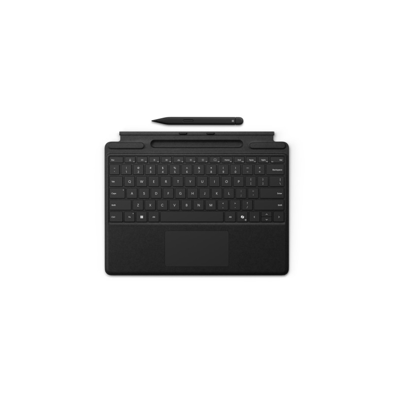 Microsoft Surface Pro Keyboard with Slim Pen for Business QWERTZ Tedesco Microsoft Cover port Nero