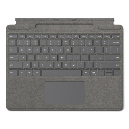 Microsoft Surface Pro Keyboard with pen storage for Business QWERTZ Tedesco Microsoft Cover port Platino