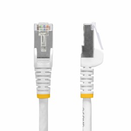 StarTech.com Cavo Ethernet CAT8 bianco da 5m, RJ45 Snagless, 25G 40G, 2000MHz, 100W PoE++, S FTP, cavo lan in rame puro 26AWG,