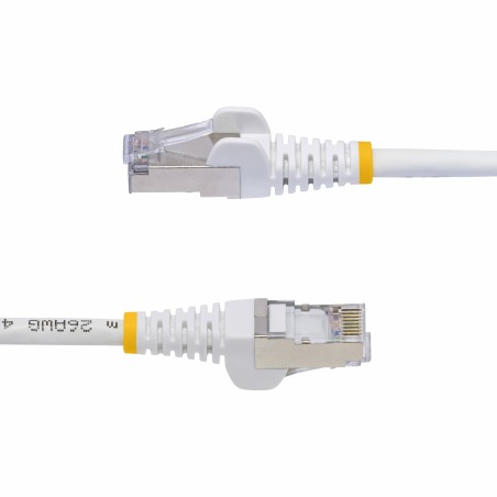 StarTech.com Cavo Ethernet CAT8 bianco da 10m, RJ45 Snagless, 25G 40G, 2000MHz, 100W PoE++, S FTP, cavo lan in rame puro 26AWG,