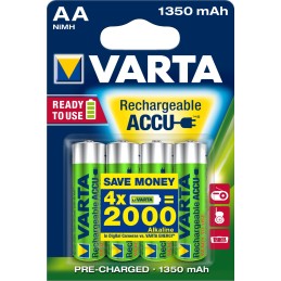 Varta Ready2Use HR06 1350 mAh Batteria ricaricabile Stilo AA Nichel-Metallo Idruro (NiMH)