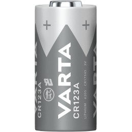 Varta LITHIUM Cylindrical CR123A, CR17345 (Batteria a celle rotonde, 3V) Blister da 1