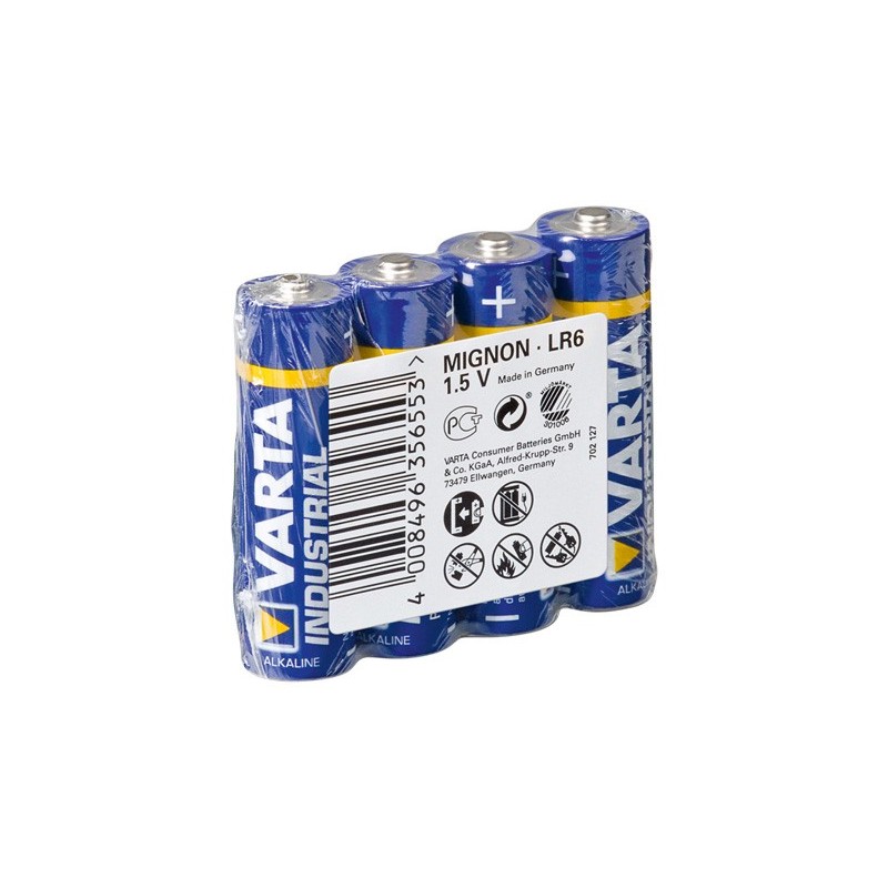 Varta LR6 4-SP Industrial Batteria monouso Stilo AA Alcalino