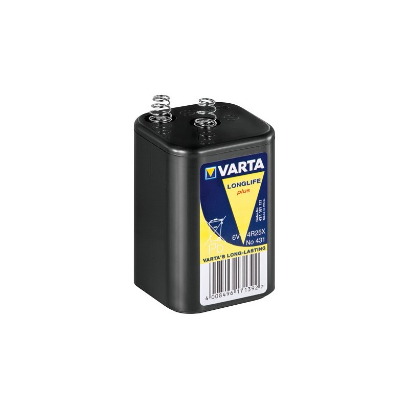 Varta 4R25X 8500mAh (431) 6V Batteria monouso Cloruro di zinco