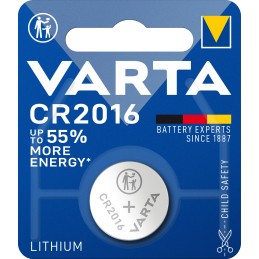 Varta LITHIUM Coin CR2016 (Batteria a bottone, 3V) Blister da 1