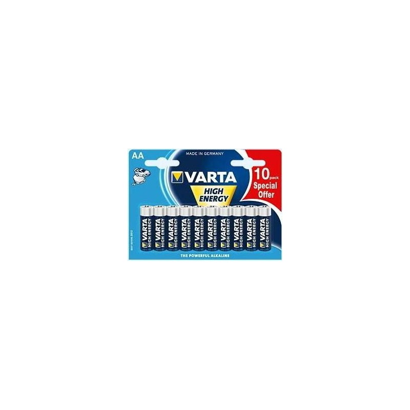 Varta High Energy AA 10-pack Batteria monouso Alcalino