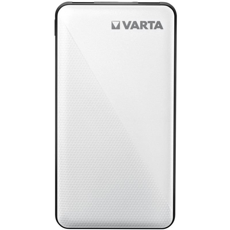 Varta Energy 10000 Polimeri di litio (LiPo) 10000 mAh Nero, Bianco