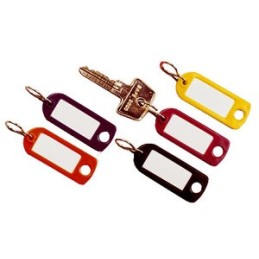 Durable Key-clip Assorted 6 pz