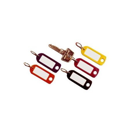 Durable Key-clip Assorted 6 pz