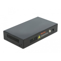 DeLOCK Switch Gigabit Ethernet a 4 porte PoE + 1 SFP