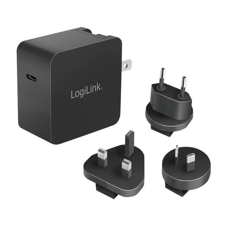 LogiLink PA0302 Caricabatterie per dispositivi mobili Universale Nero AC Ricarica rapida Interno