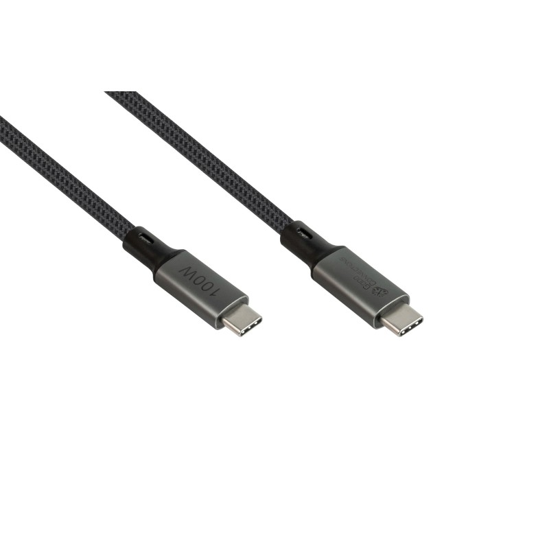 Alcasa 2402-T018A cavo USB USB4 Gen 2x2 1,8 m USB C Grafite Alcasa 2402-T018A cavo USB USB4 Gen 2x2 1,8 m USB C Grafite
