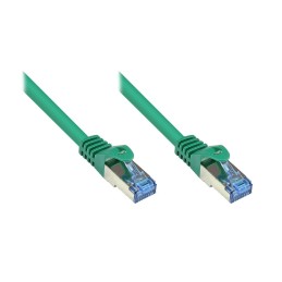 Alcasa Cat6a 1.5m cavo di rete Verde 1,5 m S FTP (S-STP)