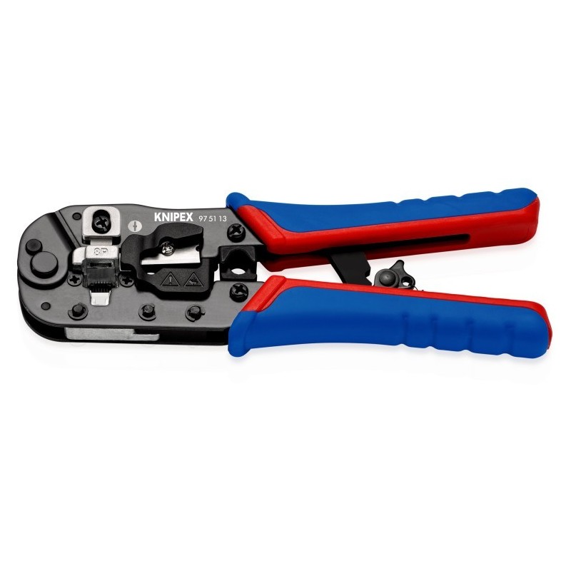 Knipex 97 51 13 pinza crimpatrice Nero, Blu, Rosso Knipex 97 51 13 pinza crimpatrice Nero, Blu, Rosso