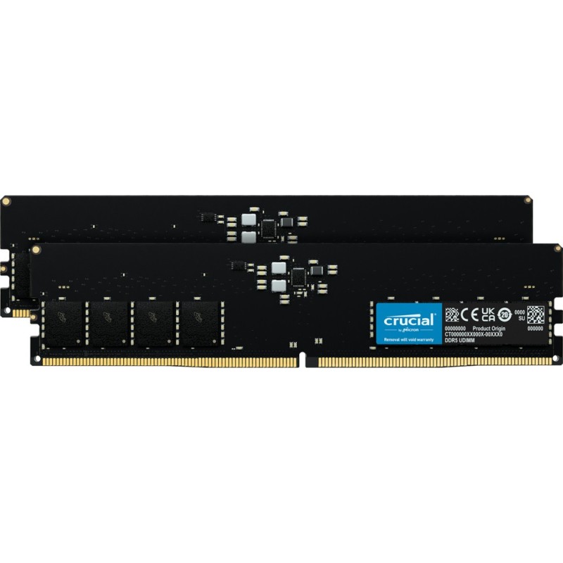Crucial CT2K16G56C46U5 memoria 32 GB 2 x 16 GB DDR5 5600 MHz Data Integrity Check (verifica integrità dati) Crucial CT2K16G56C46U5 memoria 32 GB 2 x 16 GB DDR5 5600 MHz Data Integrity Check (verifica integrità dati)