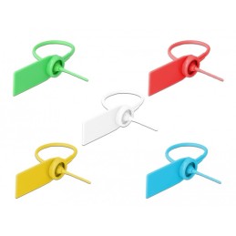 DeLOCK 18825 fascetta Releasable cable tie Plastica Colori assortiti 10 pz