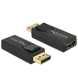 DeLOCK 65571 adattatore per inversione del genere dei cavi Displayport 1.2 HDMI Nero