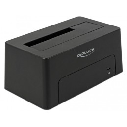 DeLOCK 63958 docking station per unità di archiviazione USB 3.2 Gen 2 (3.1 Gen 2) Type-C Nero