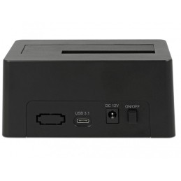 DeLOCK 63958 docking station per unità di archiviazione USB 3.2 Gen 2 (3.1 Gen 2) Type-C Nero