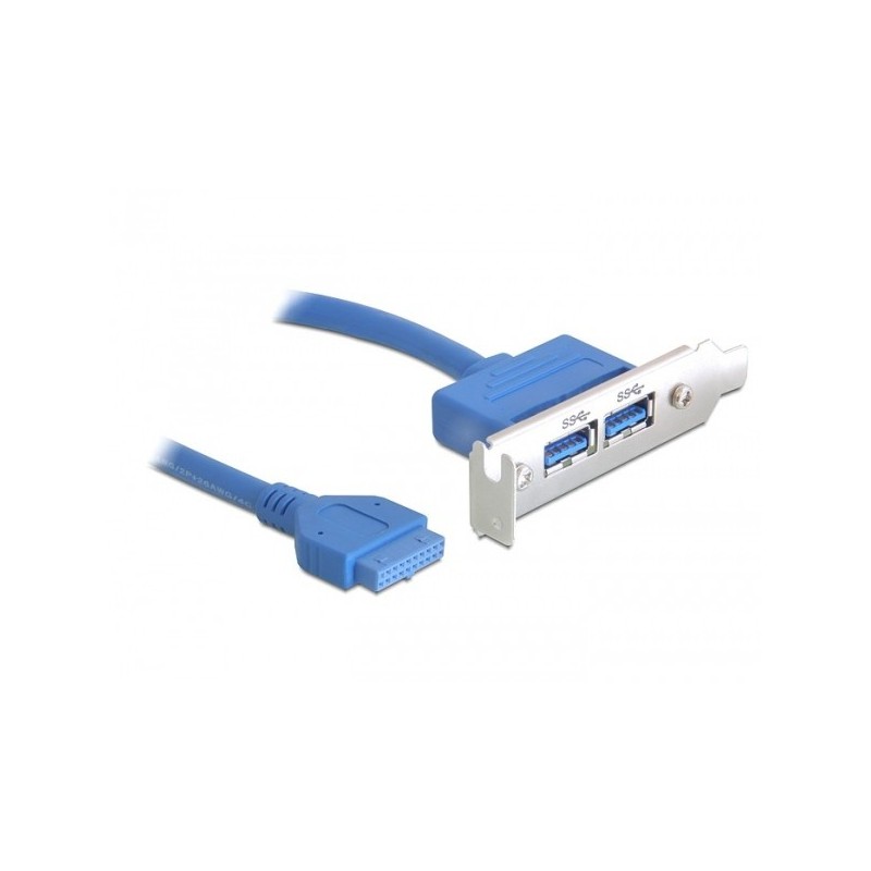 DeLOCK USB 3.0 19-pin - 2 x USB 3.0-A