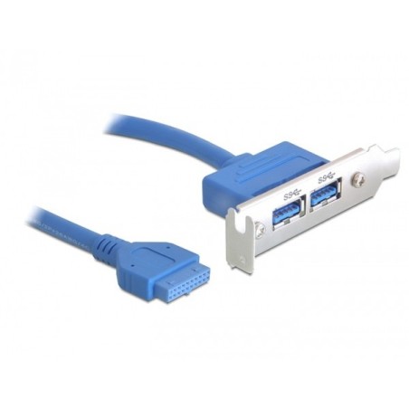 DeLOCK USB 3.0 19-pin - 2 x USB 3.0-A