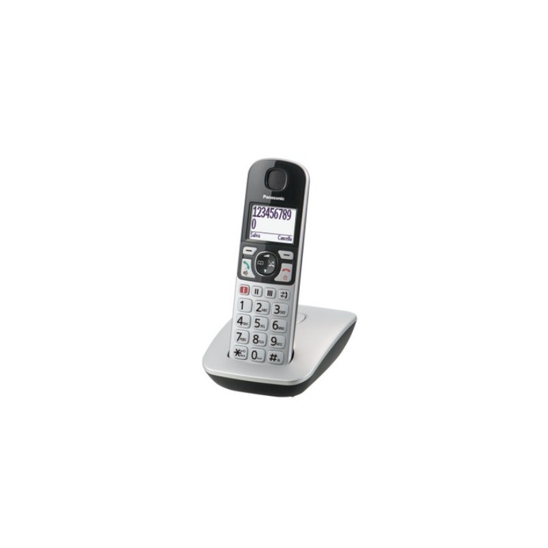 Panasonic KX-TGE510GS telefono Telefono DECT Identificatore di chiamata Nero, Argento