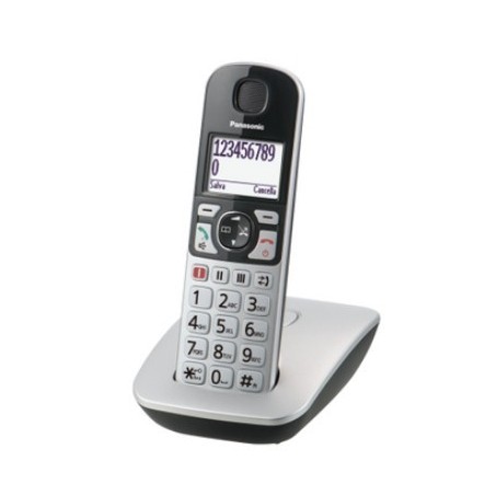 Panasonic KX-TGE510GS telefono Telefono DECT Identificatore di chiamata Nero, Argento