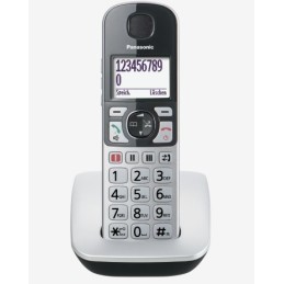 Panasonic KX-TGE510GS telefono Telefono DECT Identificatore di chiamata Nero, Argento