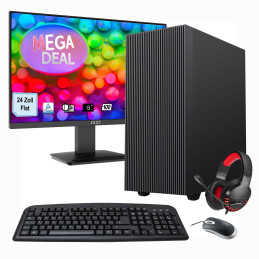 Hyrican SET02472 PC stazione di lavoro AMD Ryzen™ 5 5600G 32 GB DDR4-SDRAM 1 TB SSD Tower Nero