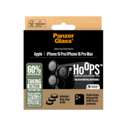 PanzerGlass PG Hoops Black iPhone 16 6.1 6.7Inch Pellicola proteggischermo trasparente Apple 1 pz