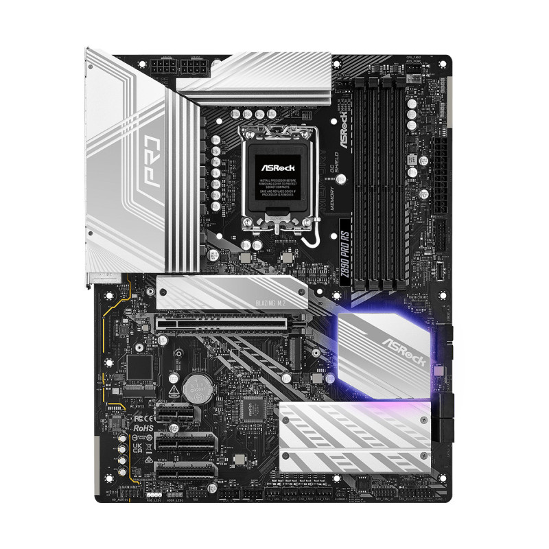 Asrock Z890 Pro RS Intel Z890 LGA 1851 (Socket V1) ATX Asrock Z890 Pro RS Intel Z890 LGA 1851 (Socket V1) ATX